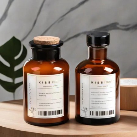 Gift set: diffuser 120 ml, aromatic candle, 120 gr, English pear and freesia-2