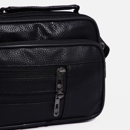 Male bag, black color-3
