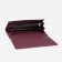 Women's wallet on magnets, burgundy color