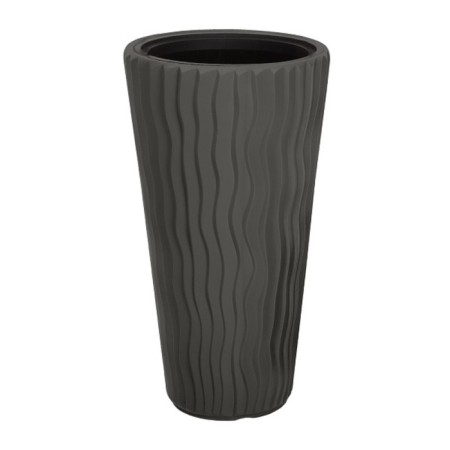 Kashpo Sandy Slim, 2 objects: internal and outer capacitance, 18 and 45 l, color gray color