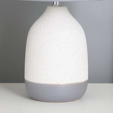 Table lamp "Aime" 1x40W E14 gray/white 25x25x40cm-3