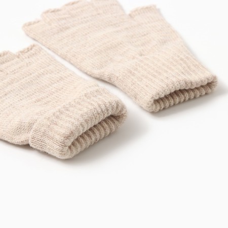 Gloves (mittens) male, beige color, rr 20-2