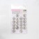 The buttons are sewing, d = 16 mm, 20 pcs, silver color