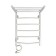 Electric towel "Sanprise" Classic P6, 400x600 mm, left, white