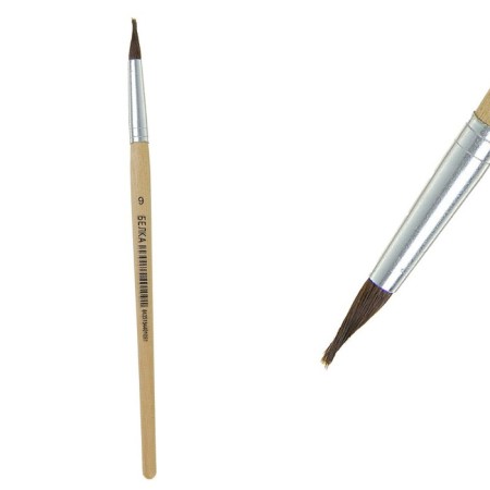 Squirrel Brush Round No. 9, handle tree-3