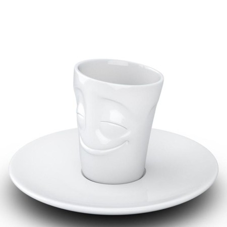 Coffee cup with a saucer TASSEN CHEERY, 80 ml, white color-1