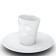 Coffee cup with a saucer TASSEN CHEERY, 80 ml, white color