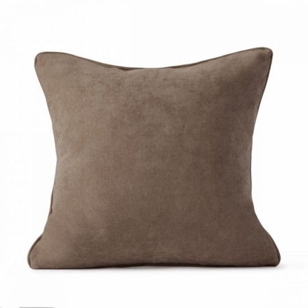 Decorative pillowcase "Tina", size 45x45 cm, brown color