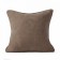 Decorative pillowcase "Tina", size 45x45 cm, brown color