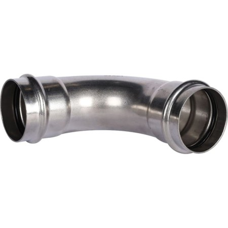Two-Frame Rommer RSS-0003-000054, VPR-UPR, D = 54 mm, 90 °, press, stainless steel. steel-2