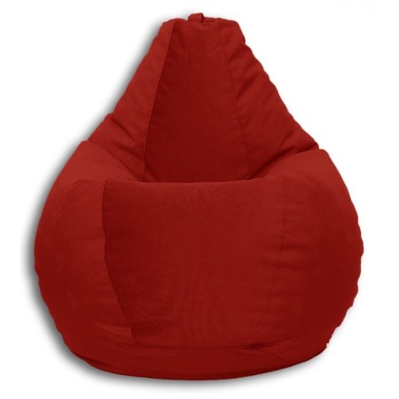 Mear-bag “Pear” Positive Lovely, size M, diameter 70 cm, height 90 cm, velor, red color