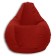 Mear-bag “Pear” Positive Lovely, size M, diameter 70 cm, height 90 cm, velor, red color