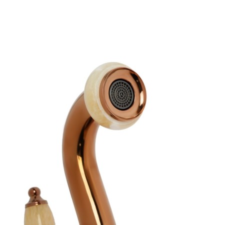 Zein Z3795 sink mixer, designer, single -leaf, 35 mm cartridge, copper color-8