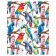 Pillow Golk "Collection of parrots, decorative, size 16x45 cm