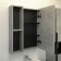 Mirror Comfort Comforty Frankfurt 60 for the bathroom, color Bright concrete