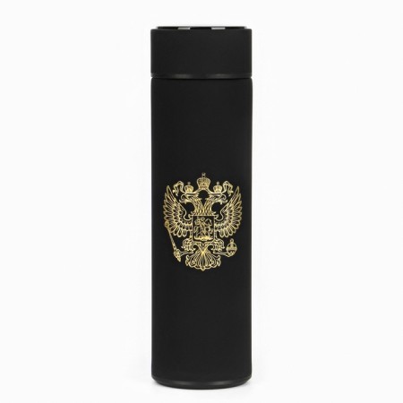 Thermos, 500 ml, Basic "Master K. Coatmbum", with sieve, with a temperature sensor, retains heat 10 hours
