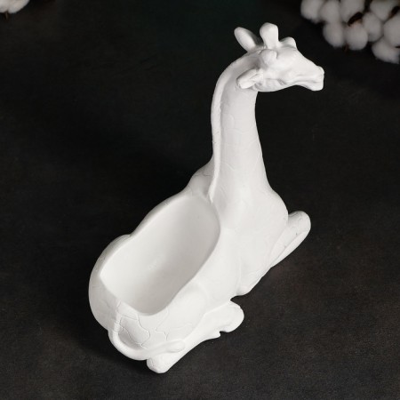 Steel for the little things "Giraffe" 13x11x29cm, white-5