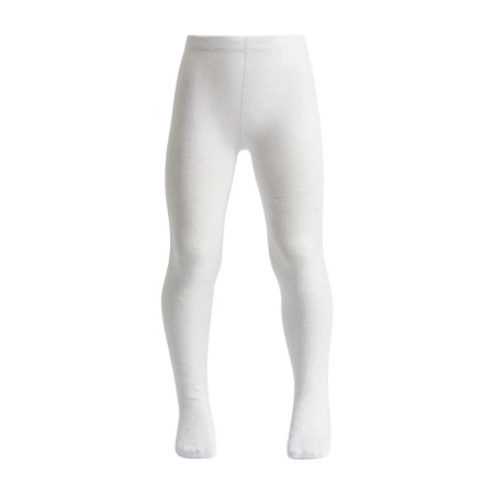 Pantyhose children's Omsa Kids Collant 12A11-2 with an openwork pattern Bianco, size 116-122-2