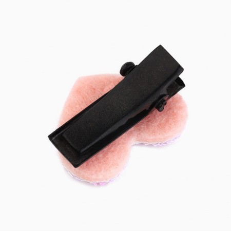 Hair hair clip, 4 pcs, 2 cm, cold heart-1