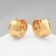 Earrings Metal "Accord" Circle Circle, Color Gold
