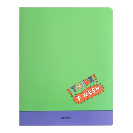 Notebook A5 48 sheets in the BG cage "Hey, learn!", Cover Cover Cardboard, Mix-4