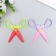 Scissors embossed plastic set 2 pcs 12.5 cm mix