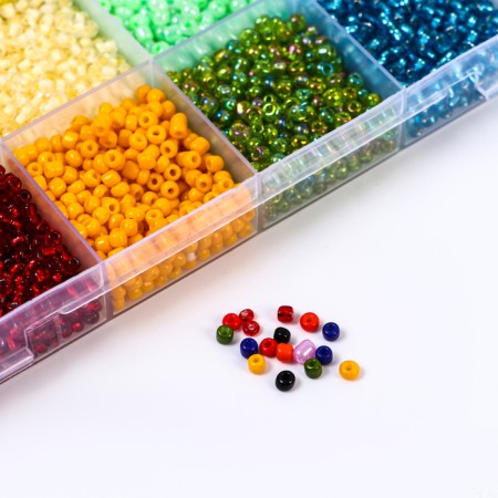 Set for creating jewelry, 48 colors, fishing line, accessories, charm-14