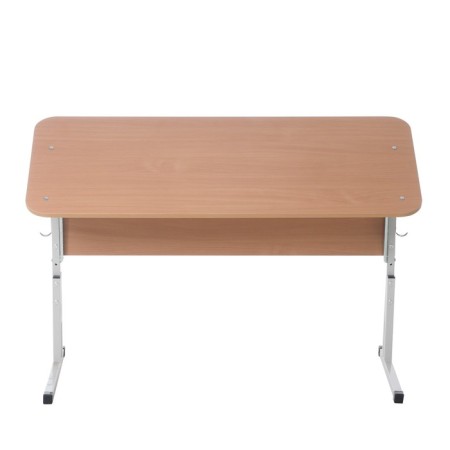 The table is a student round. double-adjustable tilt over the angle and height growth gr. No. 3-5-2