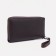 Male purse with lightning, department for bills, for cards, for coins, brown color