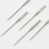 Needles for household sewing machines, for quilting, No. 75-90, 5 pcs