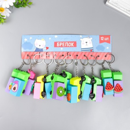 Tile plastic "Bright fruit truck" mix 2.5x3.5x6.5 cm-5
