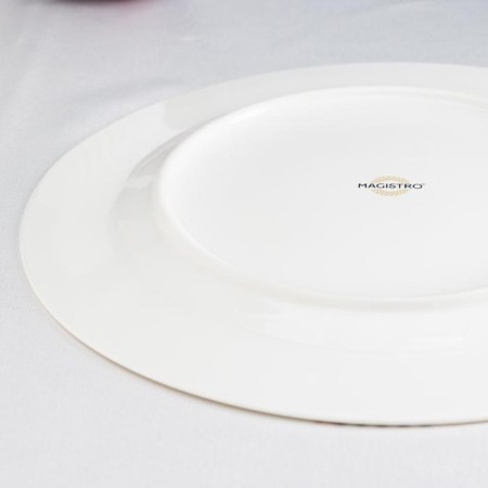 Porcelain dining plate Magistro "Milady", D = 25.3 cm-2