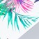 Sticker Plastic Interior Color "Hummingbirds and Palm leaves" 60x90 cm