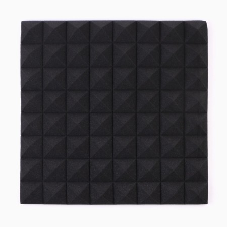 Noise -absorbing panel, set of 10 pcs - acoustic foam is self -adhesive, 50 x 5 cm, black-3