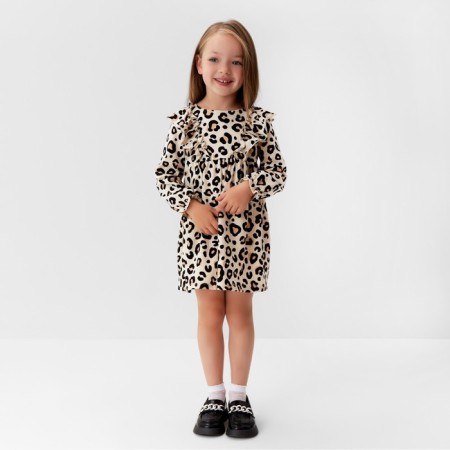 Платье детское с рюшами KAFTAN "Trendy" р.34 (122-128)-1