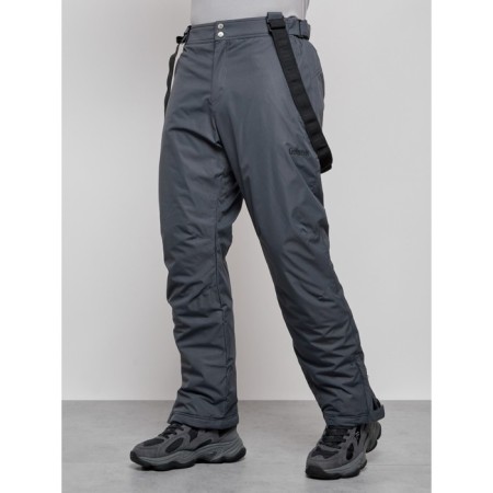Semi-combinezone ski insulated male winter, size 52, dark gray color-9