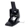 The hole is powerful for 65 sheets, Devente Stripe, with a ruler, reinforced case, black
