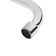 Pour for imported mixers 565041, S-shaped, 300 mm, stainless steel, chrome