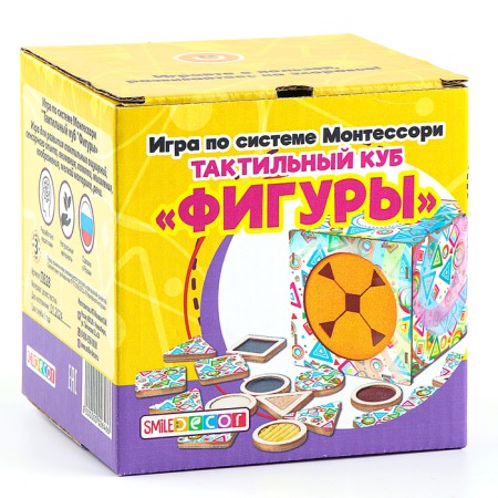 Тактильный куб «Фигуры»-5