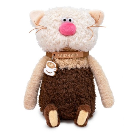 Soft toy "Cat Kapuchino", 19 cm
