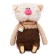 Soft toy "Cat Kapuchino", 19 cm
