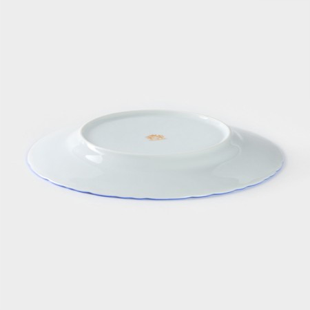 The plate "Rococo. Geese ", d = 25 cm, white, porcelain, mix-2