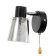 Bra with a switch 59392/1 E14 40W Black-Khrom 15x11x15 cm