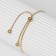 Bracelet "Puff" sophisticated, color gold