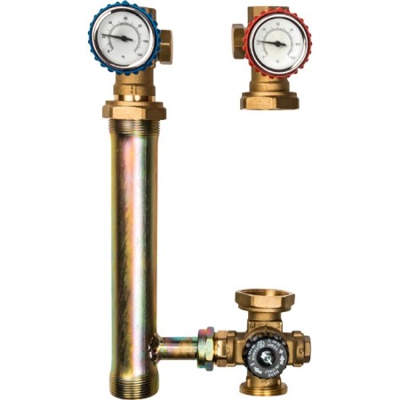 STOUT SDG-0002-002501 pumping group, thermostatic mixing valve 1 ", without a pump-3