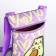 Gift set for girls Avomeow, bag + icon, lilac color