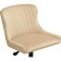 Computer chair Eddon Plastic/velor, black/beige 50x60x73 cm