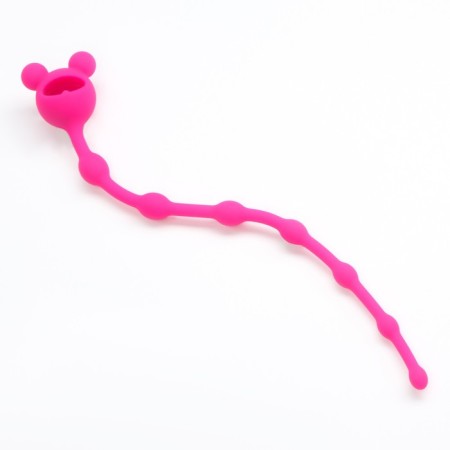 Anal beads Cosmo Woman, without vibration, silicone, 230 x 13 mm, pink-4