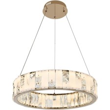 Светильник подвесной Stilfort 4015/03/06P Cerruti, 1х60Вт, LED, 600х600 мм, пульт ДУ, 2800-6500К, 4400Лм, цвет золото