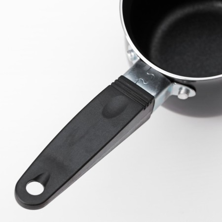 Turk Dolyana "delight", 450 ml, 9 × 8 cm, plastic handle, anti -stick coating, black color-2